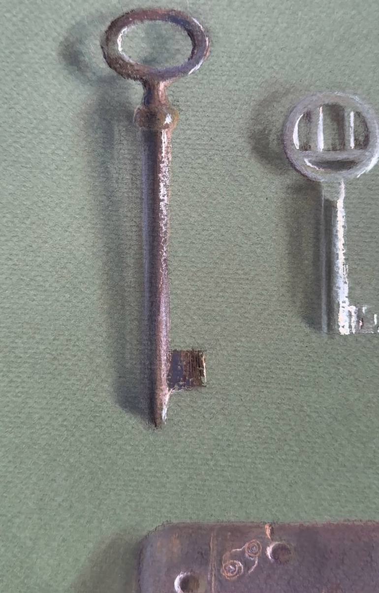 Original Realism Still Life Drawing by Natalia Qaliashvili