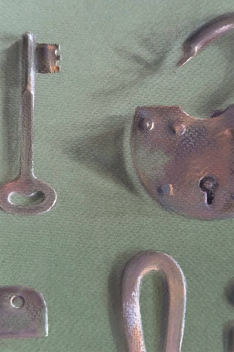 Original Realism Still Life Drawing by Natalia Qaliashvili