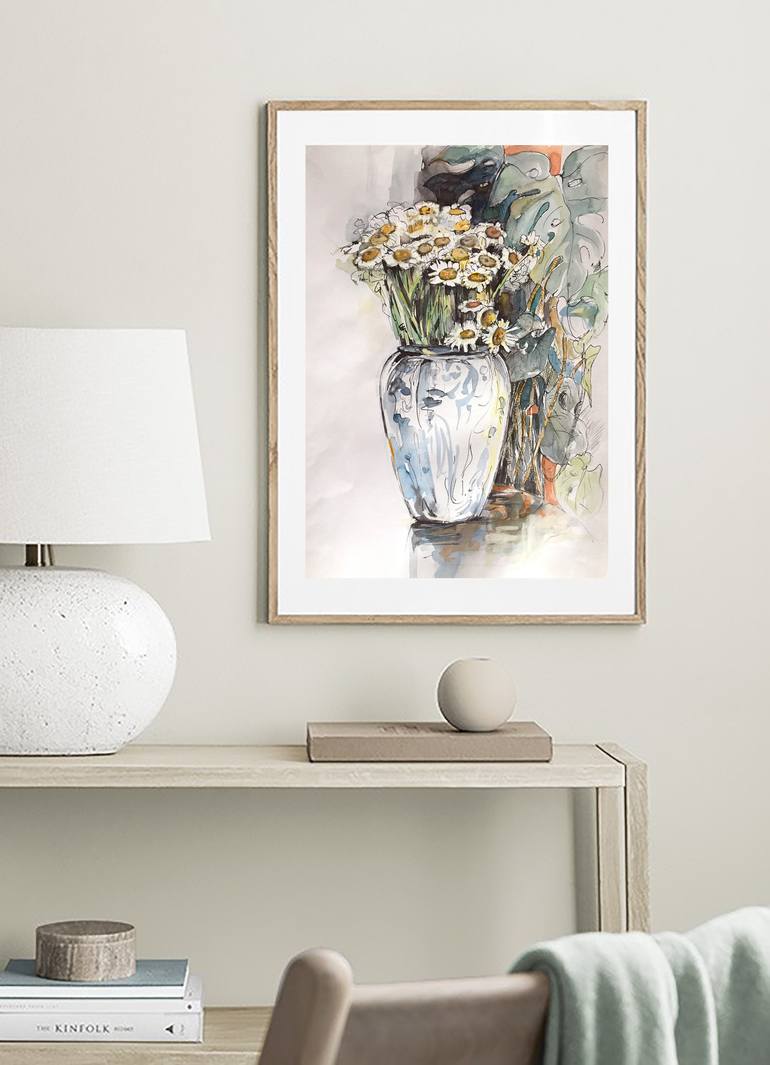 Original Realism Still Life Painting by Natalia Qaliashvili