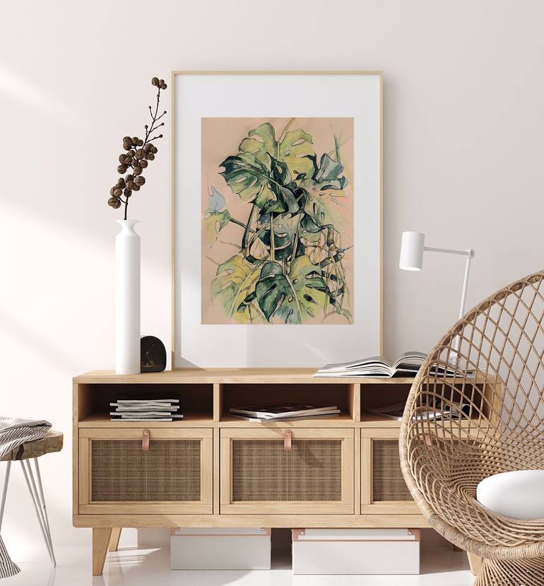 Original Realism Floral Painting by Natalia Qaliashvili