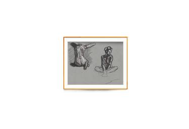 Original Fine Art Nude Drawings by Scotland Ford