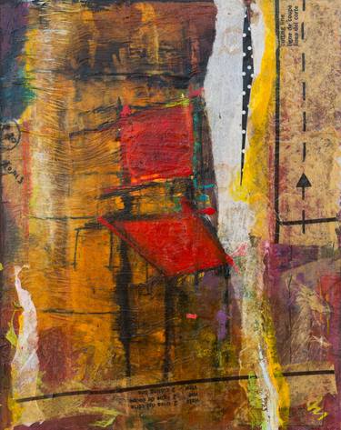 Print of Abstract Expressionism Still Life Collage by Dobee Snowber