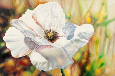 Print of Fine Art Floral Paintings by Charna W