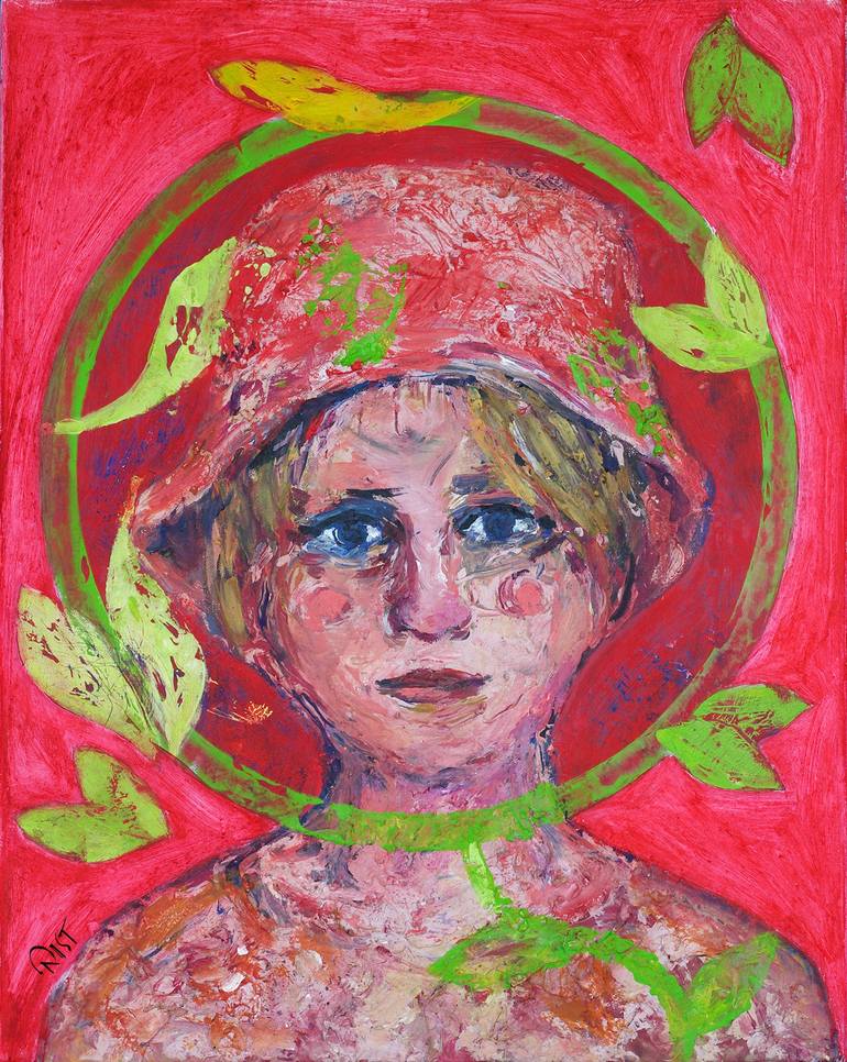Child's portrait # 3 Painting by Guillaume RIST | Saatchi Art