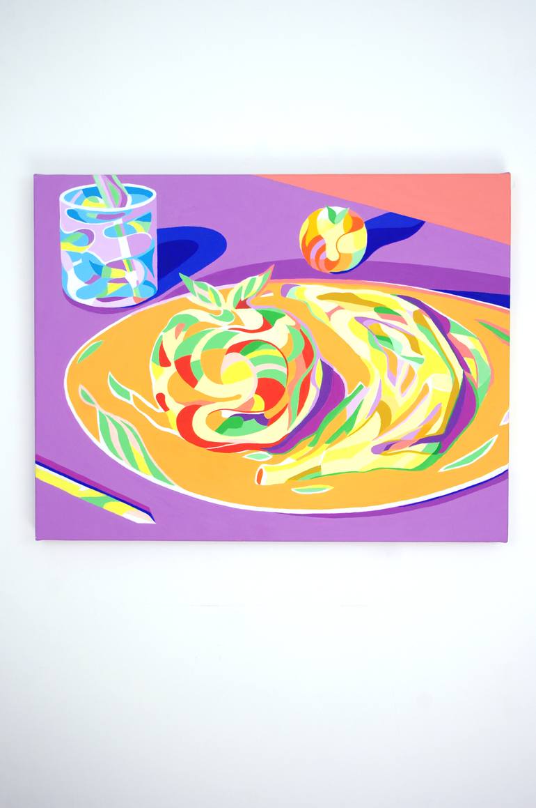 Original Cubism Still Life Painting by Guillaume Rist
