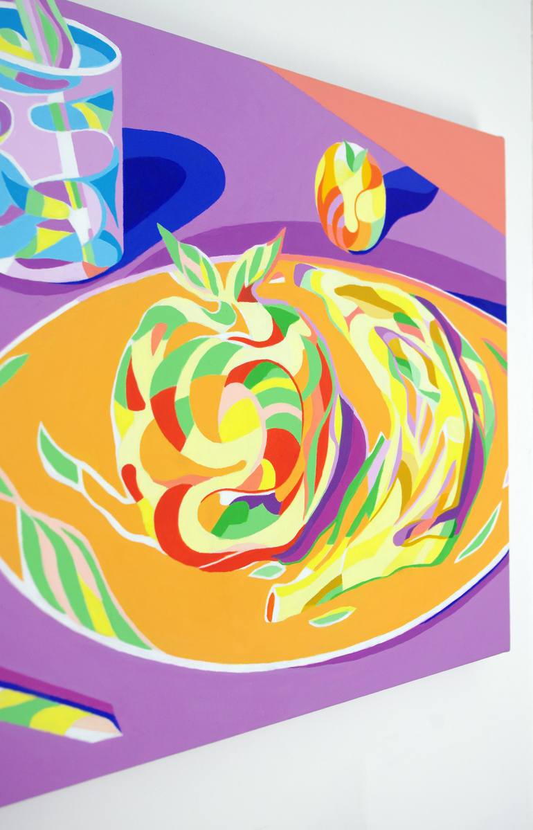 Original Cubism Still Life Painting by Guillaume Rist