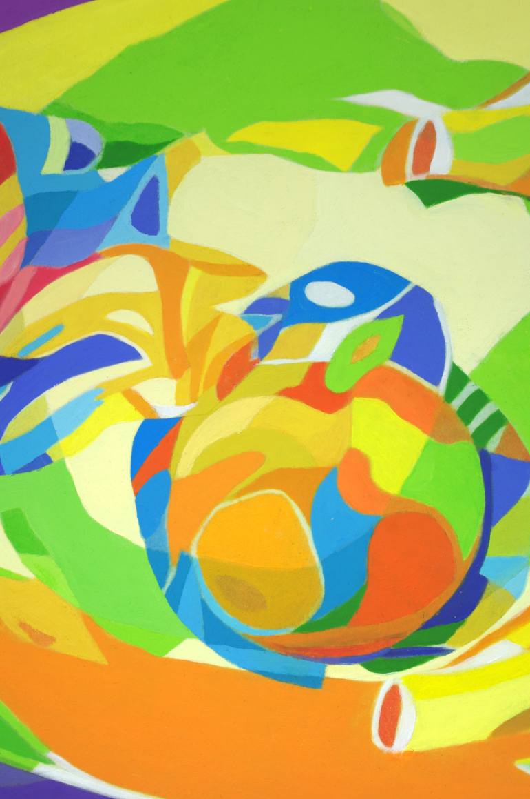 Original Cubism Still Life Painting by Guillaume Rist