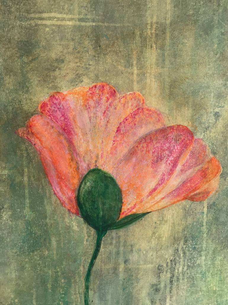 Original Floral Painting by Ingeborg van der Enden