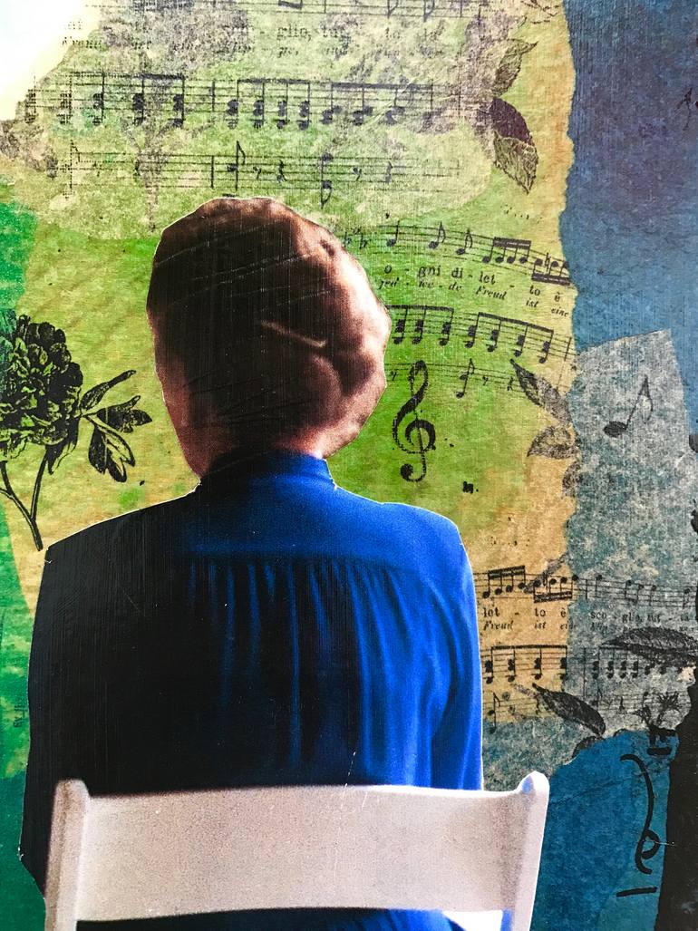 Original Abstract Music Collage by Laura D’ Porto