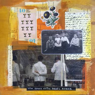Print of Abstract Family Collage by Laura D’ Porto
