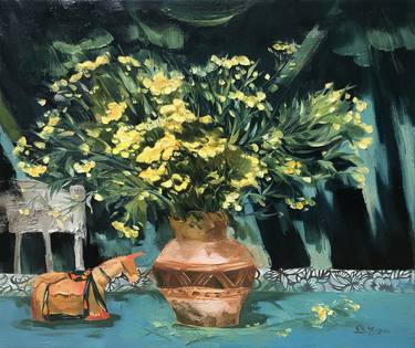 Original Still Life Paintings by Chu Quang Huy