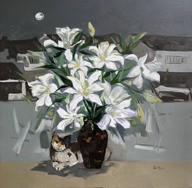 Original Still Life Paintings by Chu Quang Huy