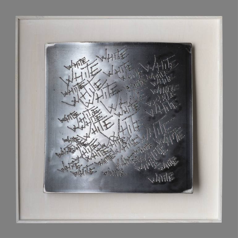 Original Abstract Calligraphy Sculpture by marco ceraglia