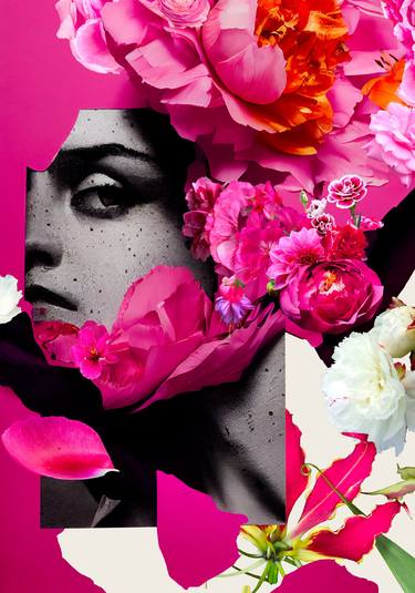 Original Portraiture Women Collage by Romeo Madonna
