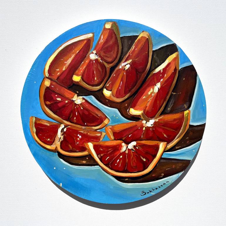 Original Impressionism Food Paintings by Victoria Sukhasyan