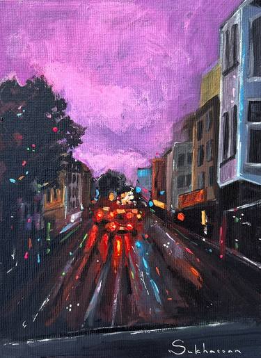 Original Impressionism Cities Paintings by Victoria Sukhasyan