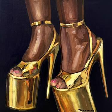 Still Life with Golden Heels thumb