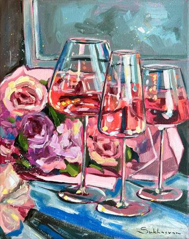 Original Impressionism Still Life Paintings by Victoria Sukhasyan