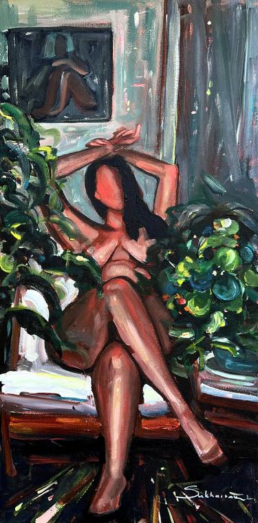 Original Impressionism Nude Paintings by Victoria Sukhasyan
