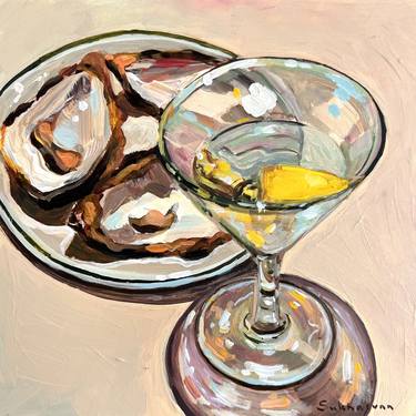 Still Life with Martini and Oysters thumb