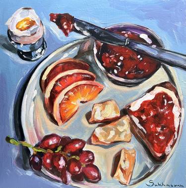 Print of Impressionism Food & Drink Paintings by Victoria Sukhasyan