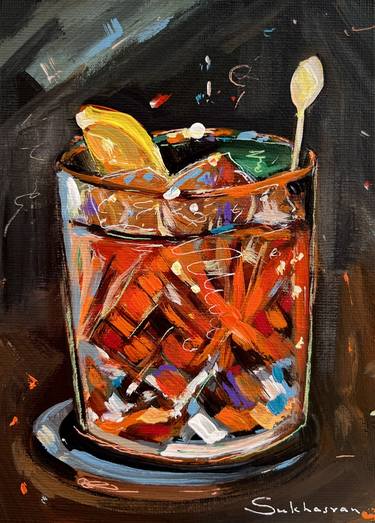 Original Impressionism Food & Drink Paintings by Victoria Sukhasyan