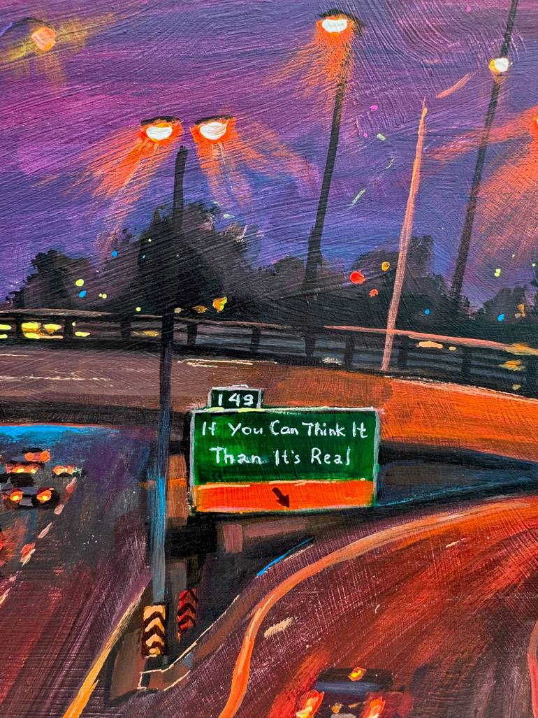 Original Impressionism Cities Painting by Victoria Sukhasyan