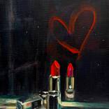 Still Life with Red Lipstick by Victoria Sukhasyan