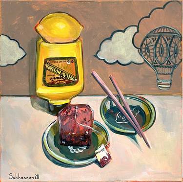 Original Impressionism Food & Drink Paintings by Victoria Sukhasyan