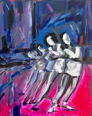 Original Impressionism Women Paintings by Victoria Sukhasyan