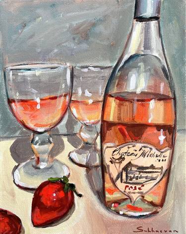 Original Impressionism Food & Drink Paintings by Victoria Sukhasyan