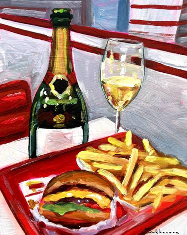 Original Impressionism Food & Drink Paintings by Victoria Sukhasyan