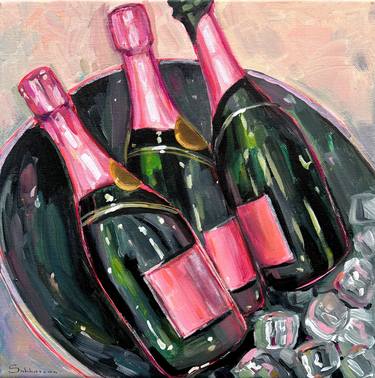 Still Life with Champagne Bottles thumb