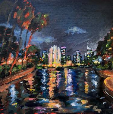 Original Impressionism Cities Paintings by Victoria Sukhasyan