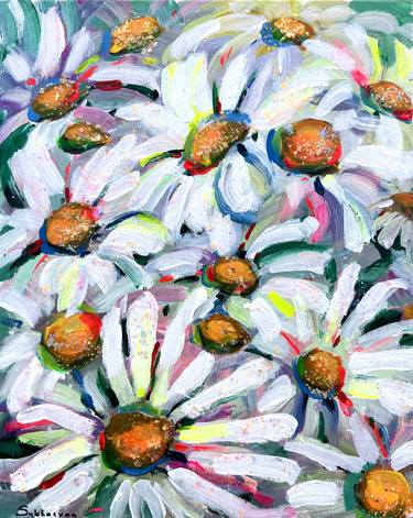 Original Impressionism Floral Paintings by Victoria Sukhasyan