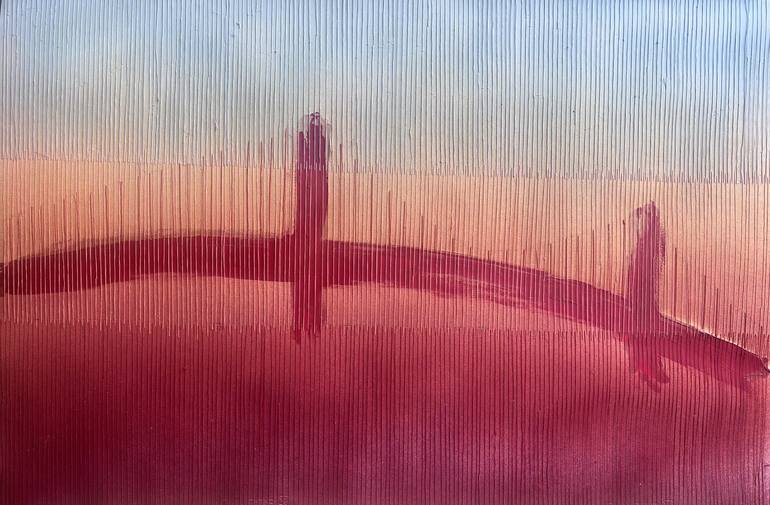 Original Abstract Cities Paintings by Tarli Bird