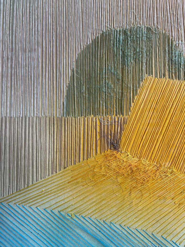 Original Abstract Landscape Mixed Media by Tarli Bird