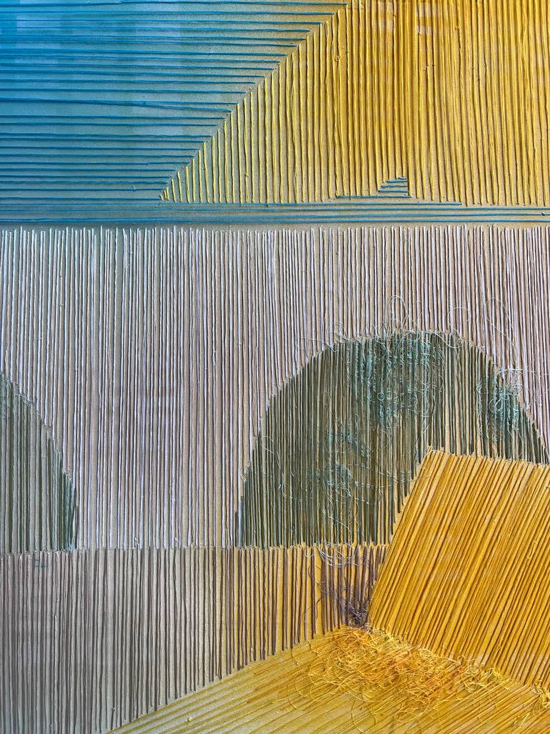 Original Abstract Landscape Mixed Media by Tarli Bird