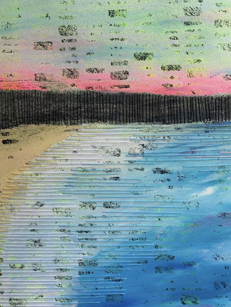 Original Pop Art Beach Painting by Tarli Bird