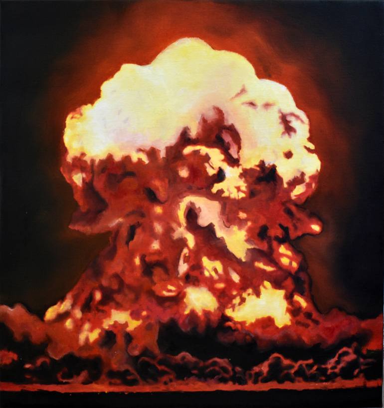 Nuclear explosion 4 Painting by Srecko Radivojcevic Saatchi Art