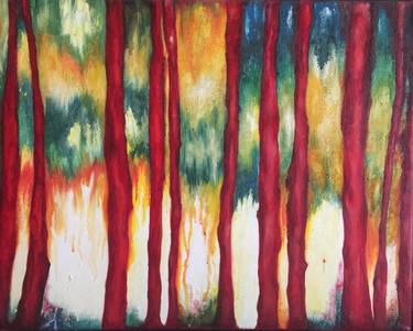 Print of Abstract Nature Paintings by Analia Enriquez