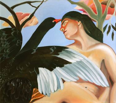 Original Expressionism Nude Paintings by Viktoria Kiss