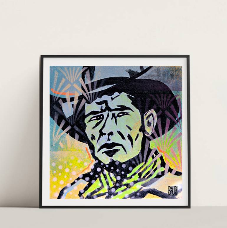 Original Contemporary Men Painting by Sanjo Mo