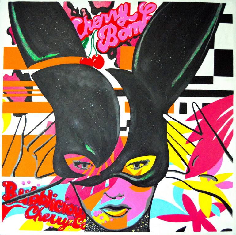 Cherry Bomb Painting by Sanjo Mo | Saatchi Art