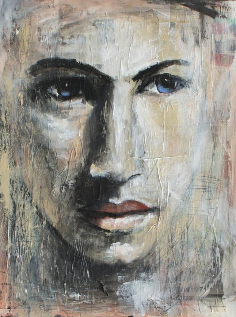 Handsome Mystery Man Painting by Sharon Westbrook | Saatchi Art