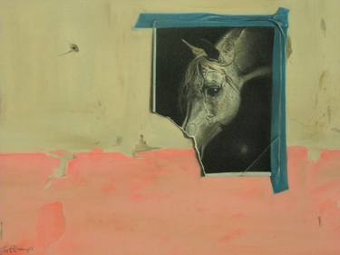 Print of Horse Paintings by Mourad Abdalla