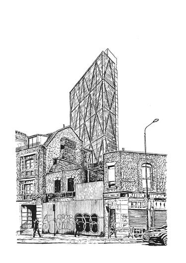 Original Architecture Drawings by Alex Baciu