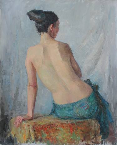 Original Figurative Nude Paintings by Vitaliy Vorona