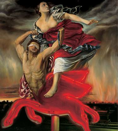 Original Conceptual Classical mythology Paintings by Roman Pastucha