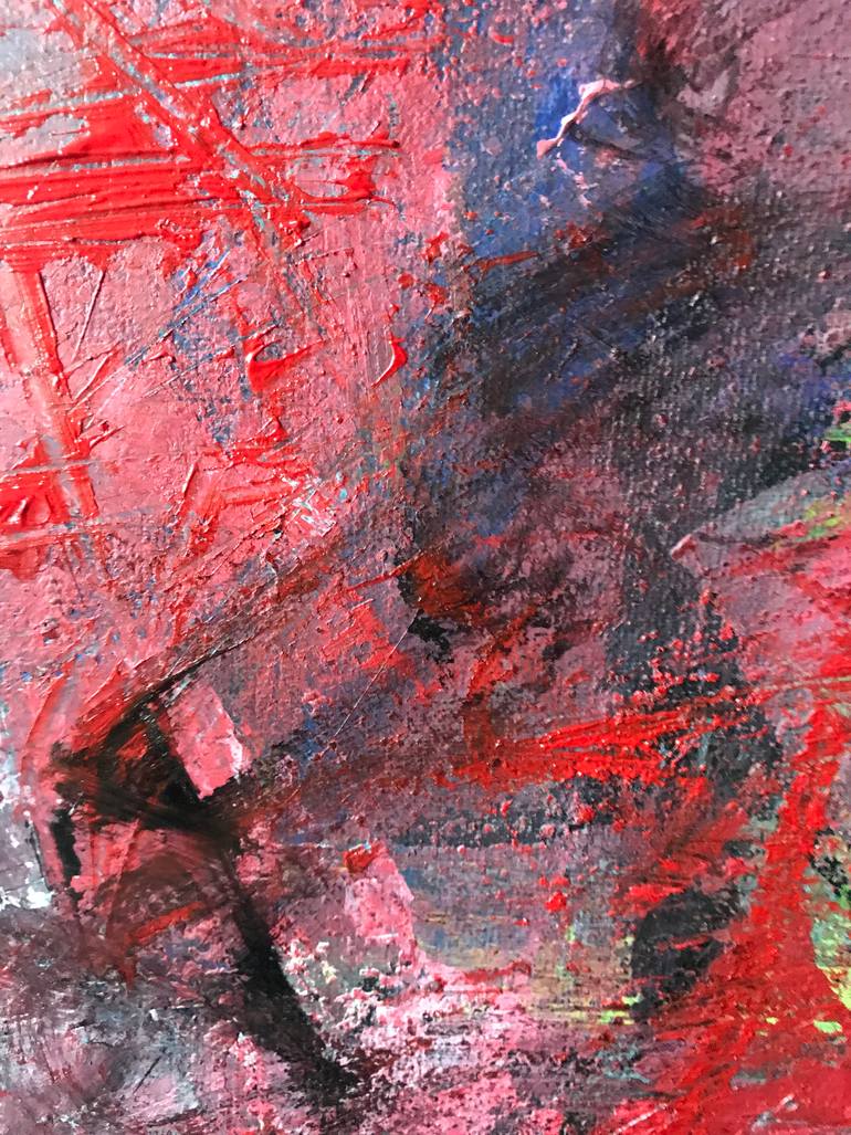 Original Abstract Expressionism Abstract Painting by Irina Kara